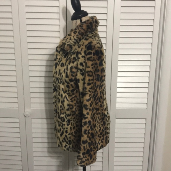 Fuda Faux Fur Leopard Coat - Picture 3 of 7